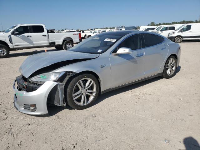 5YJSA1CG3DFP08951 - 2013 TESLA MODEL S SILVER photo 1