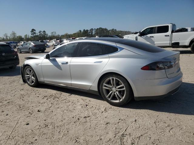 5YJSA1CG3DFP08951 - 2013 TESLA MODEL S SILVER photo 2
