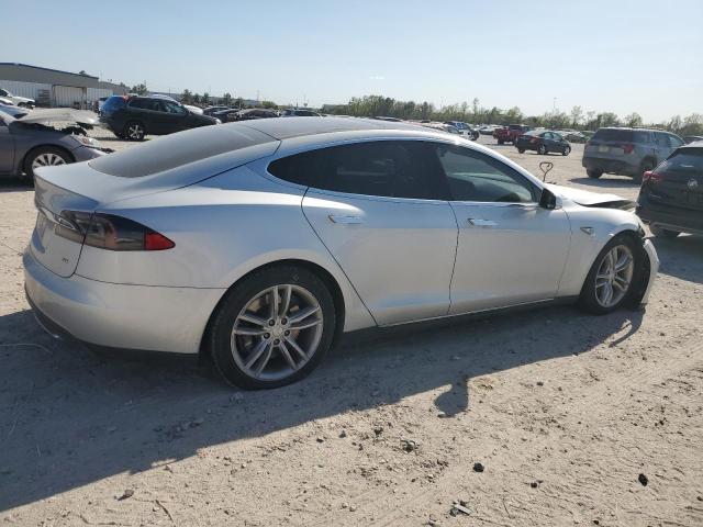 5YJSA1CG3DFP08951 - 2013 TESLA MODEL S SILVER photo 3