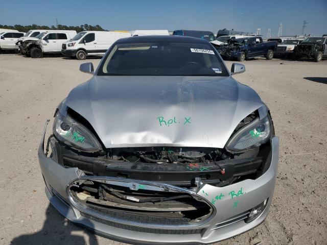 5YJSA1CG3DFP08951 - 2013 TESLA MODEL S SILVER photo 5