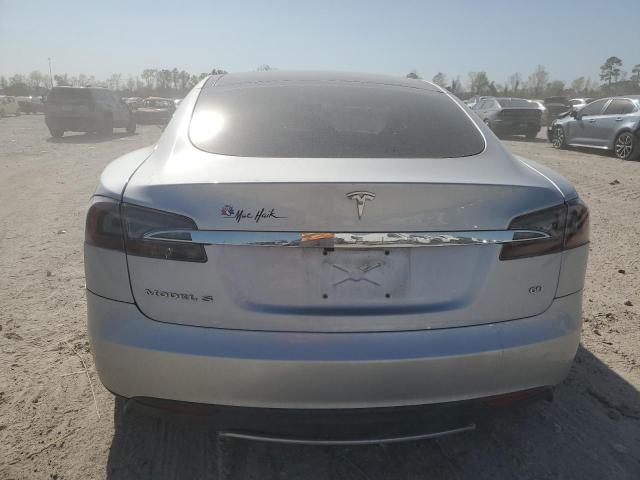 5YJSA1CG3DFP08951 - 2013 TESLA MODEL S SILVER photo 6