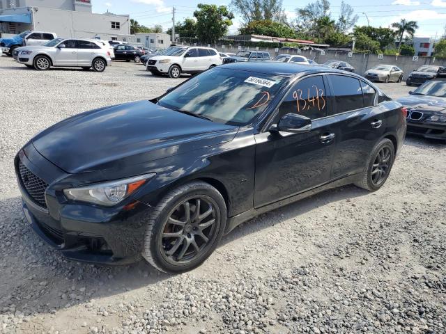 JN1BV7AR3EM707564 - 2014 INFINITI Q50 BASE BLACK photo 1