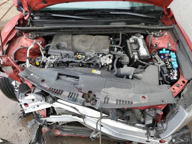 4T1G11AK3NU019705 - 2022 TOYOTA CAMRY SE RED photo 11