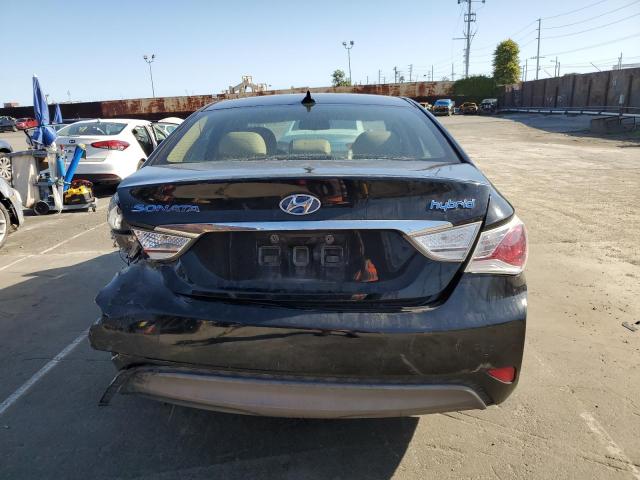 KMHEC4A41CA055640 - 2012 HYUNDAI SONATA HYBRID BLACK photo 6