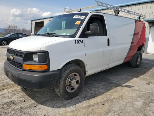 1GCWGGFA2E1166164 - 2014 CHEVROLET EXPRESS G2 WHITE photo 1