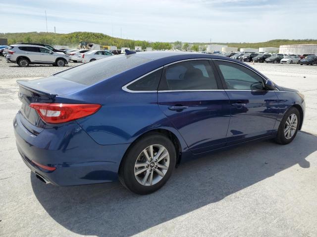 5NPE24AF8GH323719 - 2016 HYUNDAI SONATA SE BLUE photo 3