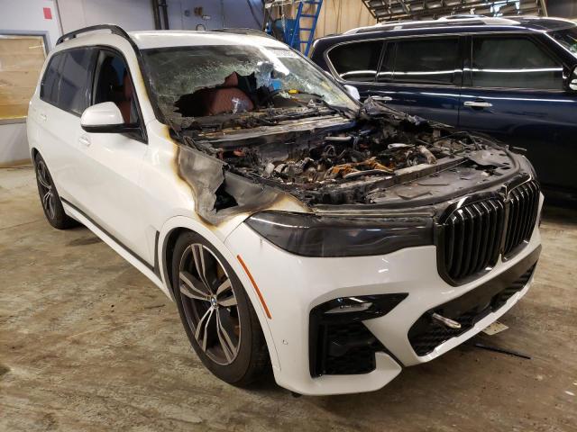 5UXCX6C05N9K31050 - 2022 BMW X7 M50I WHITE photo 1