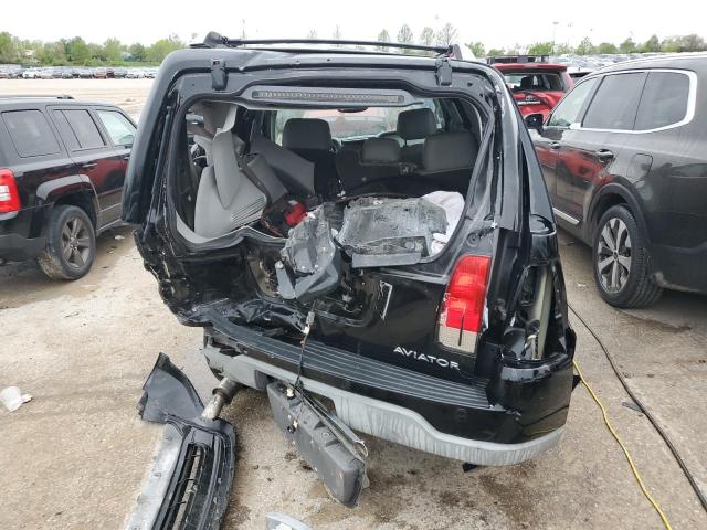 5LMEU68H94ZJ51792 - 2004 LINCOLN AVIATOR შავი ფოტო 6