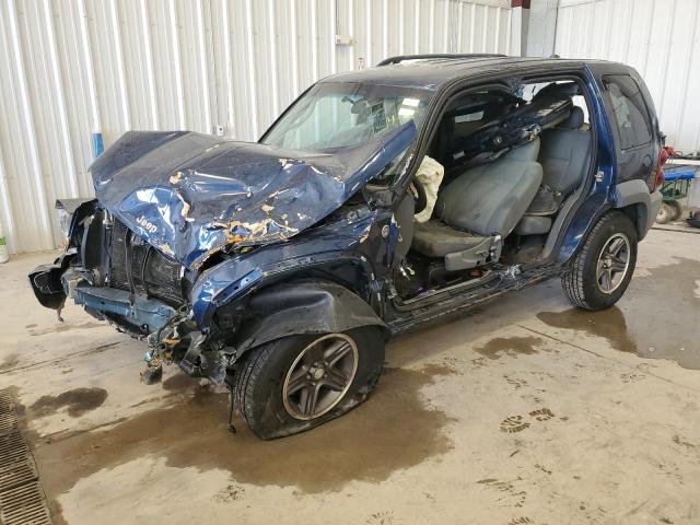 1J4GL48K75W571888 - 2005 JEEP LIBERTY SPORT BLUE photo 1