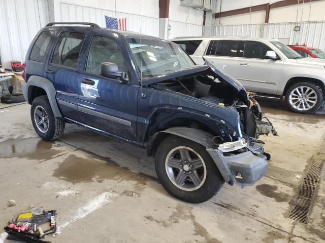 1J4GL48K75W571888 - 2005 JEEP LIBERTY SPORT BLUE photo 4