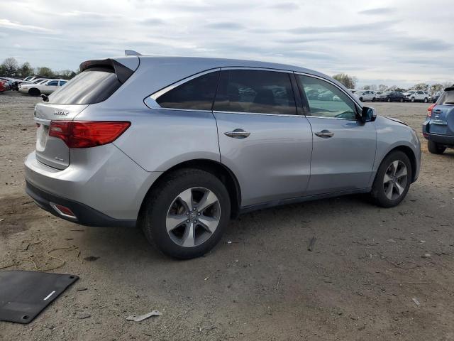 5FRYD4H22GB032219 - 2016 ACURA MDX SILVER photo 3