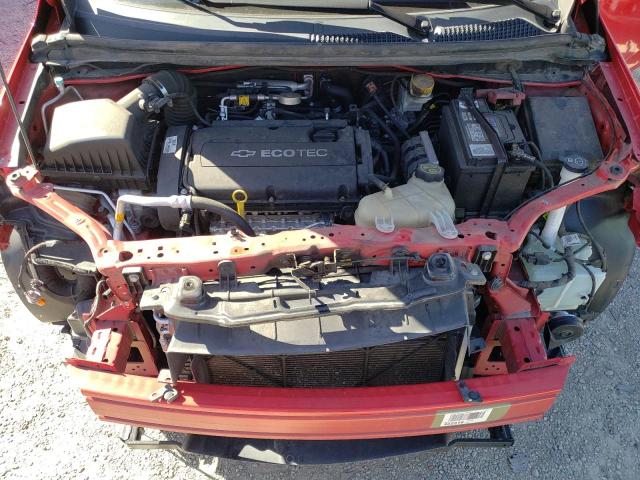 1G1JA6SH0E4228399 - 2014 CHEVROLET SONIC LS წითელი ფოტო 11