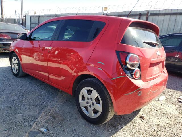 1G1JA6SH0E4228399 - 2014 CHEVROLET SONIC LS წითელი ფოტო 2