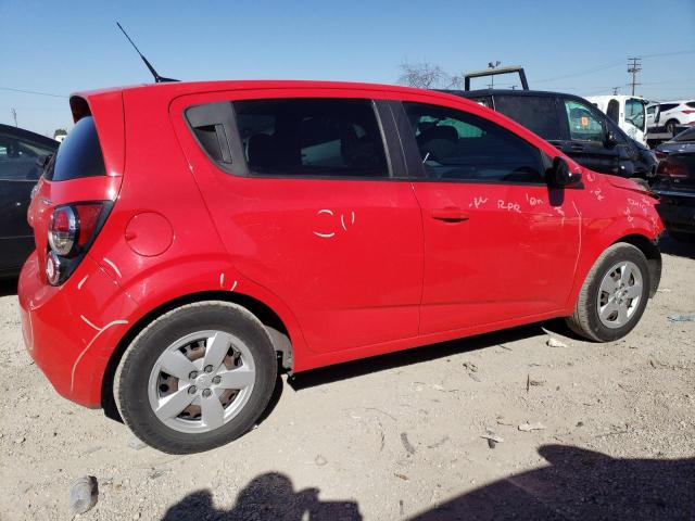 1G1JA6SH0E4228399 - 2014 CHEVROLET SONIC LS წითელი ფოტო 3