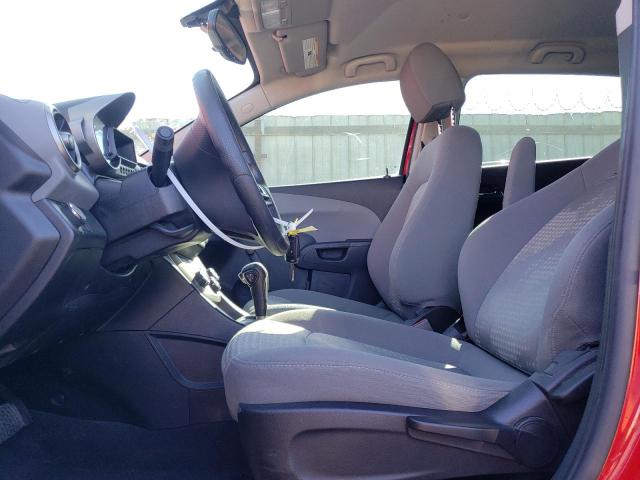 1G1JA6SH0E4228399 - 2014 CHEVROLET SONIC LS წითელი ფოტო 7