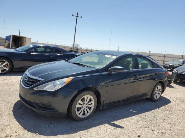 5NPEB4AC1CH325697 - 2012 HYUNDAI SONATA GLS BLUE photo 1