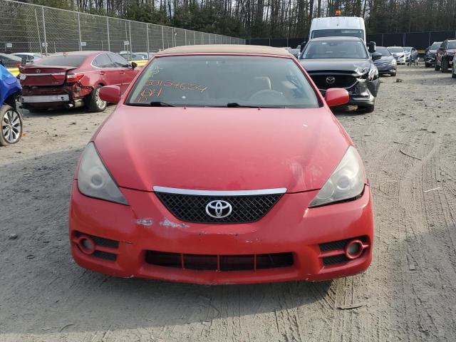 4T1FA38P28U156101 - 2008 TOYOTA CAMRY SOLA SE RED photo 5