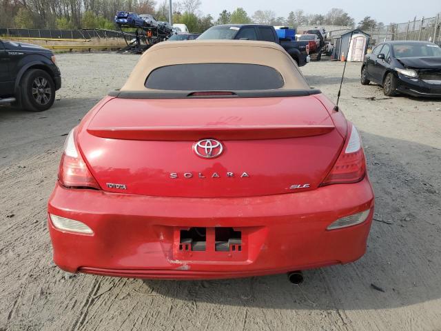 4T1FA38P28U156101 - 2008 TOYOTA CAMRY SOLA SE RED photo 6