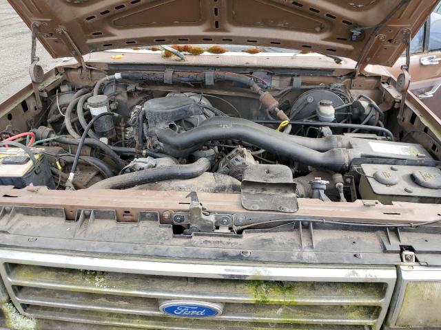 1FTEF14N7LPA60854 - 1990 FORD F150 BROWN photo 11