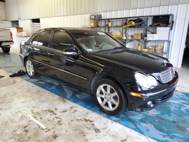 WDBRF56H37F849982 - 2007 MERCEDES-BENZ C 350 BLACK photo 4