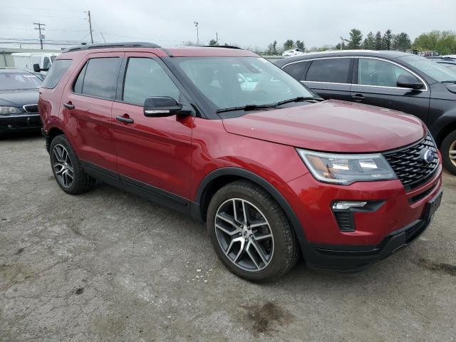 1FM5K8GT6JGC07169 - 2018 FORD EXPLORER SPORT BURGUNDY photo 4