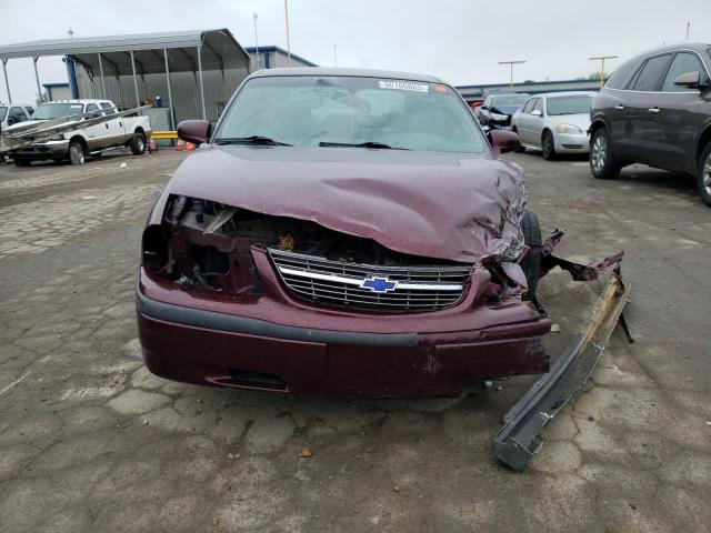 2G1WF52E739386319 - 2003 CHEVROLET IMPALA MAROON photo 5