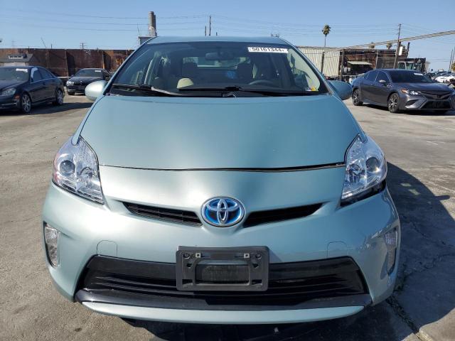 JTDKN3DU8D5632505 - 2013 TOYOTA PRIUS TEAL photo 5