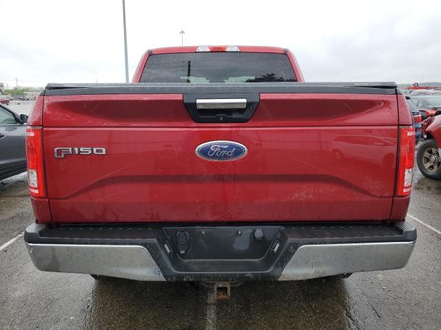 1FTEW1EP2GFC87574 - 2016 FORD F150 SUPERCREW RED photo 6