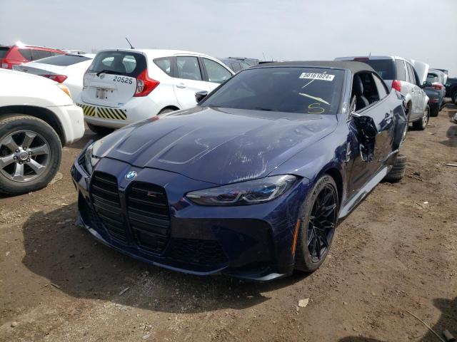 WBS33BA0XRCN69666 - 2024 BMW M4 COMPETITION Niebieski zdjęcie 1