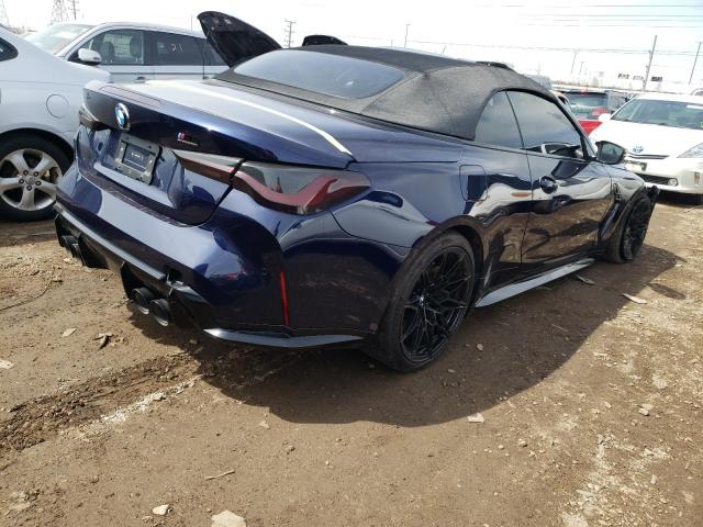 WBS33BA0XRCN69666 - 2024 BMW M4 COMPETITION Niebieski zdjęcie 3