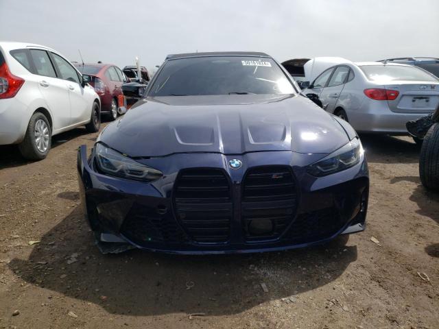 WBS33BA0XRCN69666 - 2024 BMW M4 COMPETITION Niebieski zdjęcie 5