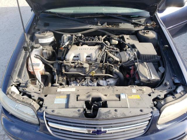 1G1ND52J416226126 - 2001 CHEVROLET MALIBU BLUE photo 11