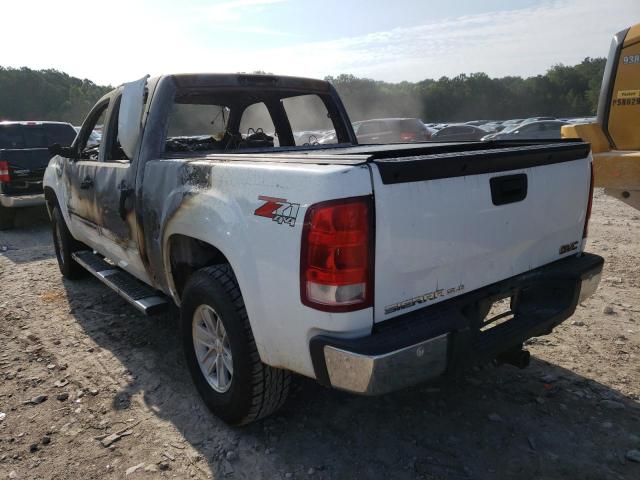 3GTP2VE79CG188190 - 2012 GMC SIERRA K1500 SLE WHITE photo 3