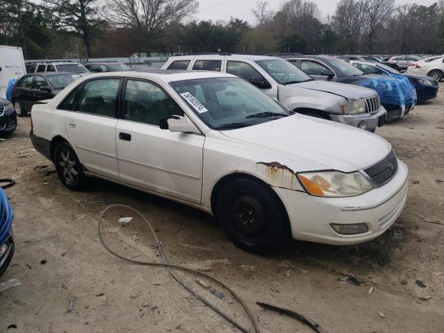 4T1BF28B31U152546 - 2001 TOYOTA AVALON XL WHITE photo 4