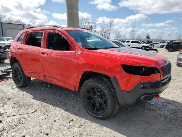 1C4PJMBX3KD103406 - 2019 JEEP CHEROKEE TRAILHAWK RED photo 4