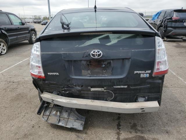 JTDKB20U277576563 - 2007 TOYOTA PRIUS BLACK photo 6