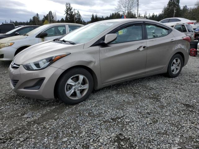 5NPDH4AE5EH455352 - 2014 HYUNDAI ELANTRA SE TAN photo 1