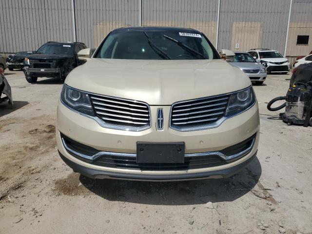 2LMTJ8LR5GBL70825 - 2016 LINCOLN MKX RESERVE GOLD photo 5