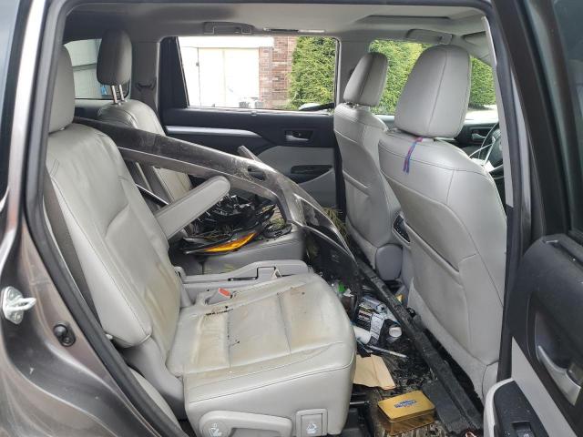 5TDJKRFH5FS124125 - 2015 TOYOTA HIGHLANDER XLE GRAY photo 11