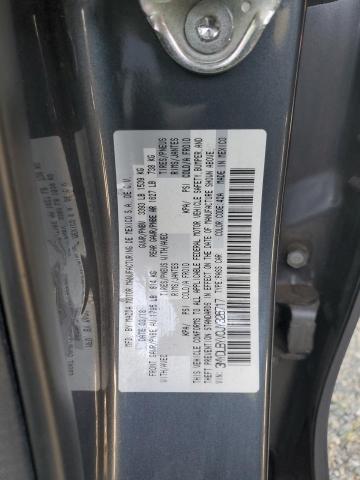 3MYDLBYV0JY326717 - 2018 TOYOTA YARIS IA GRAY photo 12