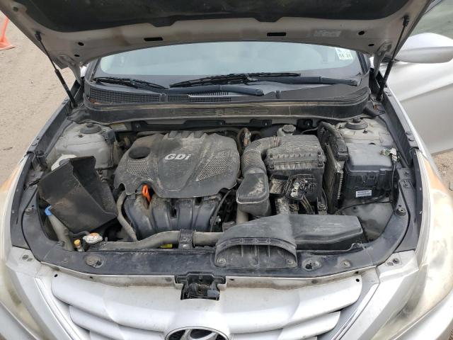 5NPEB4AC8DH766857 - 2013 HYUNDAI SONATA GLS SILVER photo 11