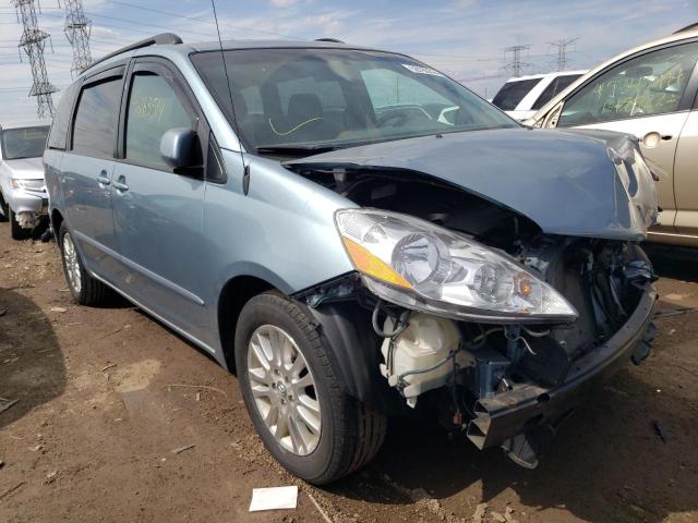 5TDZK22CX9S233771 - 2009 TOYOTA SIENNA XLE BLUE photo 4