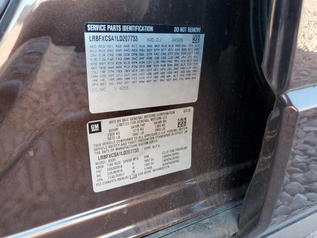 LRBFXCSA1LD207733 - 2020 BUICK ENVISION ESSENCE Qəhvəyi foto 13