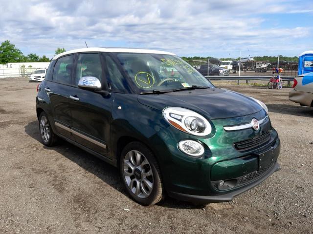 ZFBCFACH6EZ004739 - 2014 FIAT 500L LOUNGE GREEN photo 1