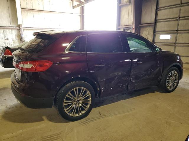 2LMPJ8LR3HBL17821 - 2017 LINCOLN MKX RESERVE برغندي صورة 3