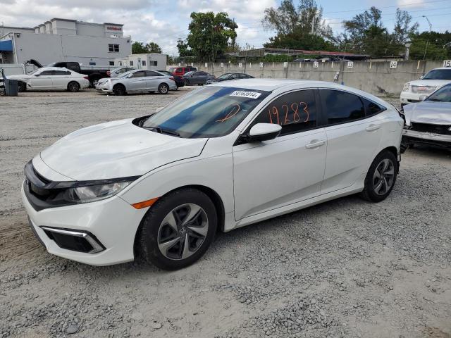 2HGFC2F62MH526528 - 2021 HONDA CIVIC LX WHITE photo 1