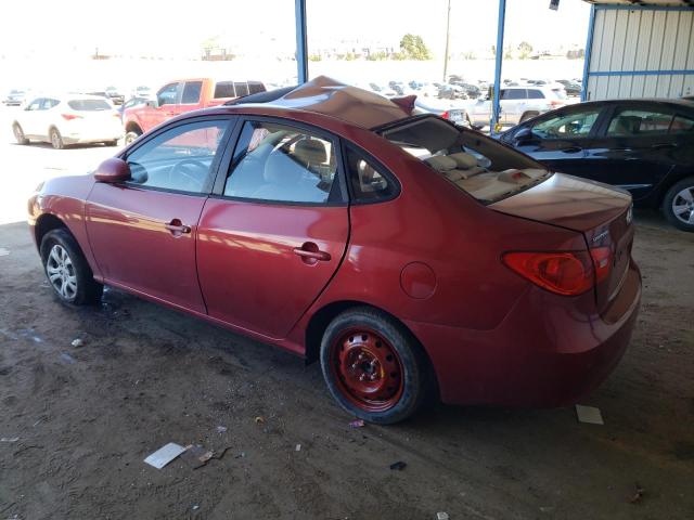 KMHDU46D59U728129 - 2009 HYUNDAI ELANTRA GLS BURGUNDY photo 2