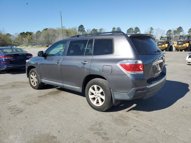 5TDBK3EH0DS197760 - 2013 TOYOTA HIGHLANDER BASE Серый фото 2