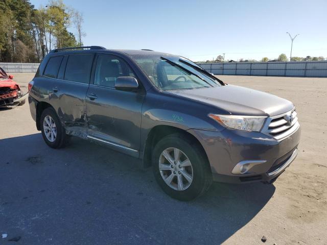 5TDBK3EH0DS197760 - 2013 TOYOTA HIGHLANDER BASE Серый фото 4