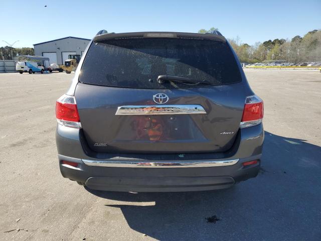 5TDBK3EH0DS197760 - 2013 TOYOTA HIGHLANDER BASE Серый фото 6